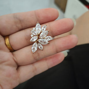 أقراط شرابة هندسية حديثة على الطراز الكوري ، مجموعة كاملة من أقراط الزركون للعين والحصان ، مزاجه رائع - Product Image 2