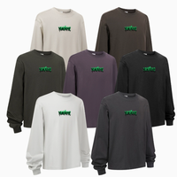 Camiseta de Manga Larga con Cuello Redondo YKH 245GSM para Otoño, Logotipo Personalizado, Cuello Redondo Extra Grande, Camiseta de Secado Rápido para Hombre