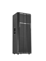 Speaker Aktif Kayu Profesional Dual 15 Inch Grosir, Kabinet Kayu Lapis Dilengkapi DSP untuk Proyek Sewa Panggung