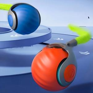 Luxury Rechargeable Interactive Movement Pet Ball Toys Self Rolling for <b>Cats</b> Silicone Material Smart Exercise Toys - Product Image 2