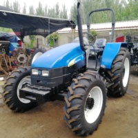 Tracteurs agricoles d'occasion New Holland SNH804 4x4wd, machines agricoles, chargeur frontal TD5 TT75, prix bas