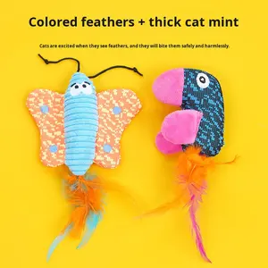 Jouet en peluche enrichissant pour chat, herbe à chat Silver Vine, pour mâcher, faire ses dents, stimulation mentale, non toxique, écologique, divertissement pour chat - Product Image 3