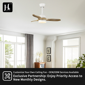 42-inch Scandinavian-style decorative ceiling <b>fan</b>, 3-blade lightweight <b>fan</b>, DC brushless wooden ceiling <b>fan</b> with <b>remote</b> <b>control</b> - Product Image 6
