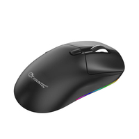 Mouse Gaming Nirkabel Triple Mode 2.4G&BT Baru dengan Lampu Latar RGB 6D, Basis Pengisian Daya Isi Ulang, DPI yang Dapat Disesuaikan untuk Tangan Kanan GM-181DWA