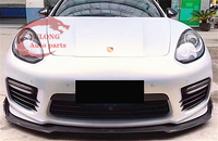 Kit de carrosserie à lèvre avant en fibre de carbone pour Porsche Panamera 970.2 turbo 2014-2016 lèvre de pare-chocs avant