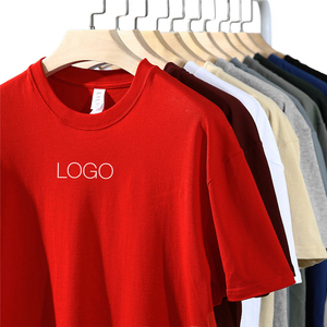 Premium 220gsm Heavyweight Cotton T-Shirt 100% Cotton Blank Streetwear Tee, Custom Logo Printing - Product Image 2