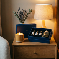 Boîte d'emballage d'aromathérapie écologique personnalisée de qualité supérieure avec étiquette privée, laminage mat, gaufrage, matériaux recyclés