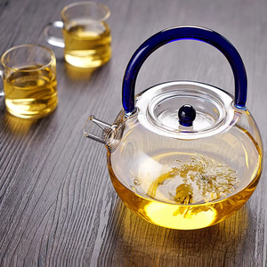 <span class=keywords><strong>Set</strong></span> da Tè in Vetro Trasparente con Teiera <span class=keywords><strong>e</strong></span> Tazze, Resistente al Calore in Borosilicato per Casa <span class=keywords><strong>e</strong></span> Caffè - Product Image 3