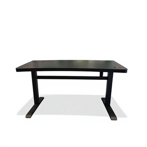 Bureau debout moderne à hauteur réglable avec éclairage LED, ports de charge USB et Type-C - Product Image 1