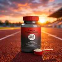 Créatine naturelle, protéine végétale en poudre, récupération musculaire, formule végétalienne, complément alimentaire sain pour la force, 500g