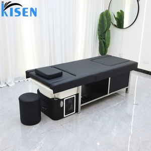 Kisen High End Multifunctional Shampoo Bed Head Spa Foot <b>Bath</b> Customized Salon Equipment LED <b>Light</b> Therapy Steam With Foot <b>Bath</b> - Product Image 5