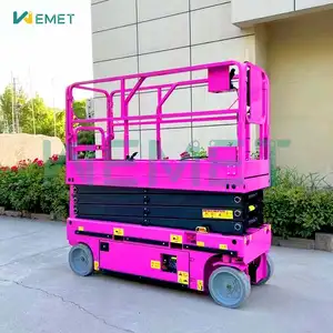 WEMET <span class=keywords><strong>mini</strong></span> plataforma de elevación de tijera móvil hidráulica <span class=keywords><strong>X</strong></span> mesa elevadora de tijera para alquiler - Product Image 5