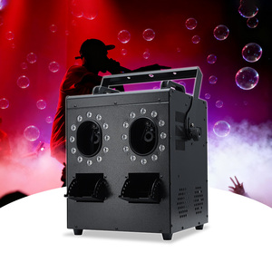 Led 2 Heads Smoke <strong>Bubble</strong> <strong>Machine</strong> With Fog for Wedding Party Stage Events - Product Image 2