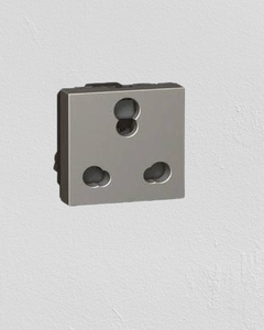 Prise murale en aluminium à 3 prises, 13A 230V, mise à la terre standard, prise de courant robuste pour la maison, le bureau et les applications commerciales - Product Image 5