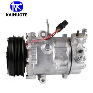 Compresseur de climatisation KNT pour 6V12 VW <span class=keywords><strong>Volkswagen</strong></span> Polo IV c <span class=keywords><strong>up</strong></span> <span class=keywords><strong>Skoda</strong></span> <span class=keywords><strong>Citigo</strong></span> 1.0L 6RF820803A 6RD820803D 6RD820803 6RF820803B 1S0820803A - Product Image 1
