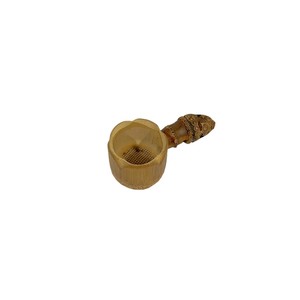 Handmade bamboo tea <b>strainer</b>, made with old bamboo root filter, Japanese style tea <b>strainer</b> and tea set for gongfu tea - Product Image 5