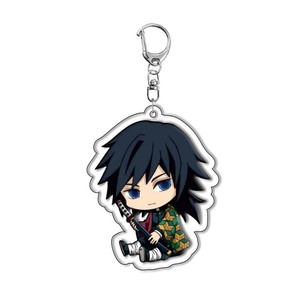 Porte-clés en acrylique <span class=keywords><strong>Demon</strong></span> <span class=keywords><strong>Slayer</strong></span> : Kamado Tanjirou, Agatsuma Zenitsu, Rengoku Kyoujurou, Sabito <span class=keywords><strong>Kibutsuji</strong></span>, <span class=keywords><strong>Muzan</strong></span> – Figurines pendentifs - Product Image 6
