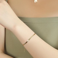 Collares y Pulseras de Cadena de Espiga de Serpiente de Oro Amarillo Sólido de 18k de Moda del Fabricante para Bodas y Fiestas, Idea de Regalo Perfecta