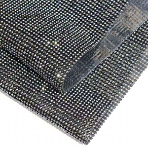 YH Applique in Strass Termoadesivi Ecologici 45x120cm, 12 Sfaccettature, Motivo 3D per Abbigliamento, Borse, Scarpe, Elastico, Motivo Piatto - Product Image 5