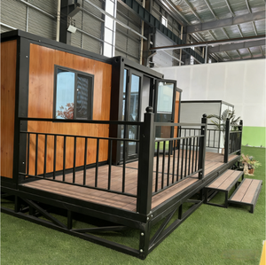 Sang trọng mở rộng container nhà 20ft 40ft 3 phòng ngủ <span class=keywords><strong>Modular</strong></span> thép Sandwich <span class=keywords><strong>Panel</strong></span> midcentury thiết kế hiện đại cho biệt thự nhà cửa hàng - Product Image 2