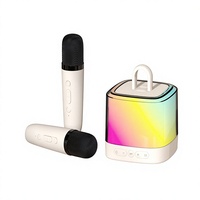 Nouveau pour enceinte karaoké sans fil 5.1 avec éclairage d'ambiance RGB, système portable pour la maison et l'extérieur, doté d'une puissance de sortie de 8W et d'une fente pour carte.