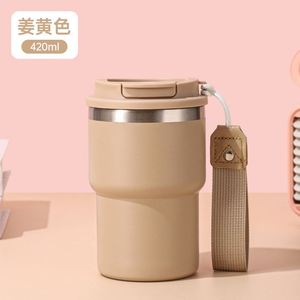 BPA FREE Custom 420Ml Portable Stainless Steel Vacuum Keeping Hot and Cold Insulated <b>Coffee</b> Milk Tumbler Cup Mugs With Lid - Product Image 4