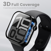 Protection d'écran en verre trempé 9H de qualité supérieure, couverture intégrale 3D pour Watch Series 10 9 8 7 SE Ultra 2 49 mm 45 mm 41 mm