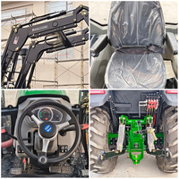 Tractor Intrepid de 80HP con Tracción en las Cuatro Ruedas, Cabina con Aire Acondicionado, Sistema Hidráulico Robusto y Gran Potencia de Elevación para Trabajos en Campo