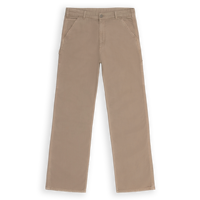 Custom pria 100% katun 490Gsm celana kanvas berat kaki lebar betis bordir kustom kancing tua celana tukang kayu celana Workwear