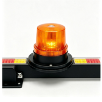 Barre lumineuse LED magnétique de 1,2 m, homologuée ECE R65, balise d'avertissement, alarme de recul 12/24 V pour camion de chantier, pick-up, excavatrice
