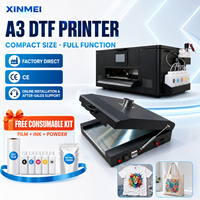Imprimante DTF A3 et four de séchage XP600, imprimante DTF A3 avec four de polymérisation, machine d'impression sur film PET 30 cm pour t-shirts, imprimante DTF de bureau A3