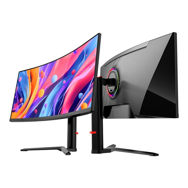 Ultra Wide Screen Curved Computer LED Display 4K 2K 144Hz/165Hz IPS Ultrawide Desktop Monitor 24-34 Inch HDR