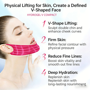 Masque liftant en V ODM OEM, lot de 5, pour éliminer le double menton, sangle amincissante en V pour le visage, <span class=keywords><strong>patch</strong></span> raffermissant en hydrogel pour le cou, pour femmes - Product Image 4