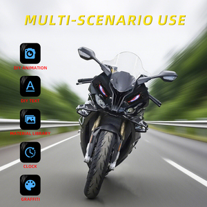 Schermo trasparente flessibile a Led impermeabile con schermo adesivo a Led demone occhio dinamico per camion altri accessori per luci auto - Product Image 4