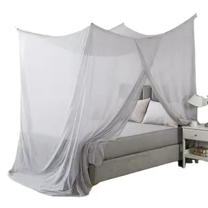 Wholesale Cotton Silver Coated RF/EMF Shielding Canopy Hot Sale Radiation Protection Bed Canopy Round Top Mosquito Net