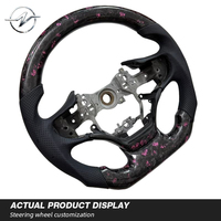 Volante de Coche Personalizado con Calefacción, de 3 Brazos, de Fibra de Carbono y Cuero Perforado para Lexus Serie IS, IS250, IS350, IS300 2013-2022