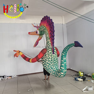 Venta caliente al aire libre calle desfile rendimiento inflable movimiento dibujos animados humano espalda dragón disfraz - Product Image 2