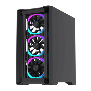 Lovingcool Châssis d'ordinateur Panneau de verre MATX/ITX Tours et étuis Aluminium Bureau Pc Gaming Cabinet Pc <span class=keywords><strong>Gamer</strong></span> Case - Product Image 6