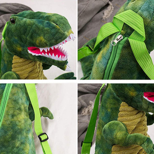 Zaino della peluche dei bambini del <span class=keywords><strong>dinosauro</strong></span> dei giocattoli animali svegli di vendita diretta della fabbrica - Product Image 4