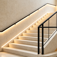 Dalle de marbre beige portugais naturel de qualité supérieure, idéale pour les portes de hall d'hôtel et de villa de style moderne et poli