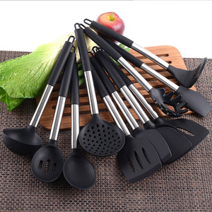 <span class=keywords><strong>Amazon</strong></span> Venta caliente 14 pcs utensilios <span class=keywords><strong>de</strong></span> <span class=keywords><strong>cocina</strong></span> <span class=keywords><strong>de</strong></span> silicona, utensilios mango <span class=keywords><strong>de</strong></span> acero inoxidable cubo - Product Image 5