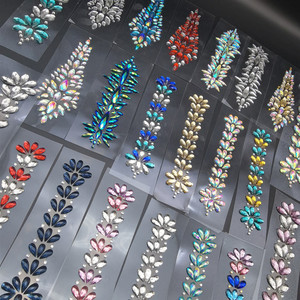 Autoadhesivo decoración frente pelo joyería pegatina tatuaje temporal diamantes de imitación cara pegatinas hoja <span class=keywords><strong>para</strong></span> fiesta - Product Image 4