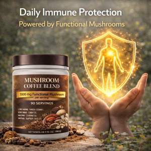Mezcla de Café con Hongos 5500mg, <span class=keywords><strong>Polvo</strong></span> Funcional de Hongos 7 <span class=keywords><strong>en</strong></span> 1: Melena de León, Chaga, Reishi, Cordyceps, Venta al por Mayor OEM <span class=keywords><strong>a</strong></span> Granel - Product Image 2