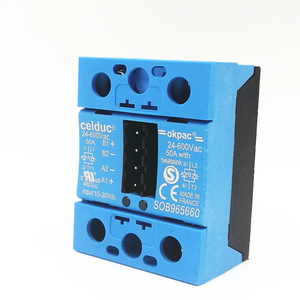 อุปกรณ์ถ่ายทอดสัญญาณแบบโซลิดสเตทรีเลย์ SOB965660แบบ SSR 50A SPST-NO 24-600V ของแท้สินค้าใหม่ - Product Image 4