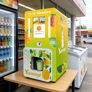 Distributeur automatique de smoothies de conception OEM |   Taux de clic élevé |   Machine à smoothies frais pour la salle de sport/l'école/le centre commercial - Product Image 1