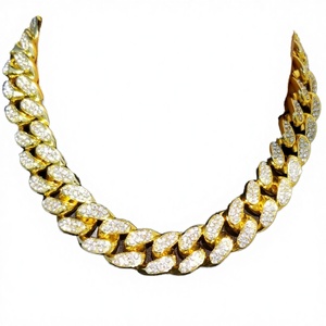 VVS Moissanite Lab Diamond Silver 925 Cuban Necklace and <b>Chain</b> Hip Hop <b>Iced</b> <b>Out</b> Jewelry Moissanite Cuban Link <b>Chain</b> - Product Image 3