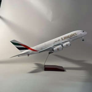 Модель самолета из полимерной смолы, аэробус A380, Эмираты, авиалинии, размер 46 см, 1/160 шкала - Product Image 6