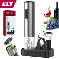 Ouvre-bouteille automatique le plus vendu, fonctionnant sur piles, en acier inoxydable, ensemble d'ouvre-bouteille électrique pour vin, pour usage en restaurant