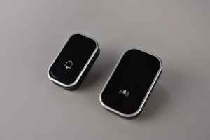 <span class=keywords><strong>Sonnette</strong></span> <span class=keywords><strong>sans</strong></span> <span class=keywords><strong>fil</strong></span> moderne et minimaliste, durable, à piles, avec un portée de transmission de 200 m et un changeur de voix - Product Image 6