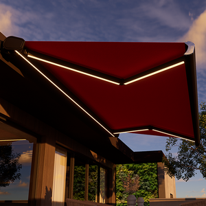 Mái hiên ngoài trời tự động thu gọn bằng vải, kích thước lớn tùy chỉnh 2m 3 <span class=keywords><strong>4</strong></span> 5 6 mét dài, linh hoạt - Product Image 6